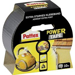 Foto van Pattex pt1ds textieltape pattex power tape zilver (l x b) 10 m x 50 mm 1 stuk(s)