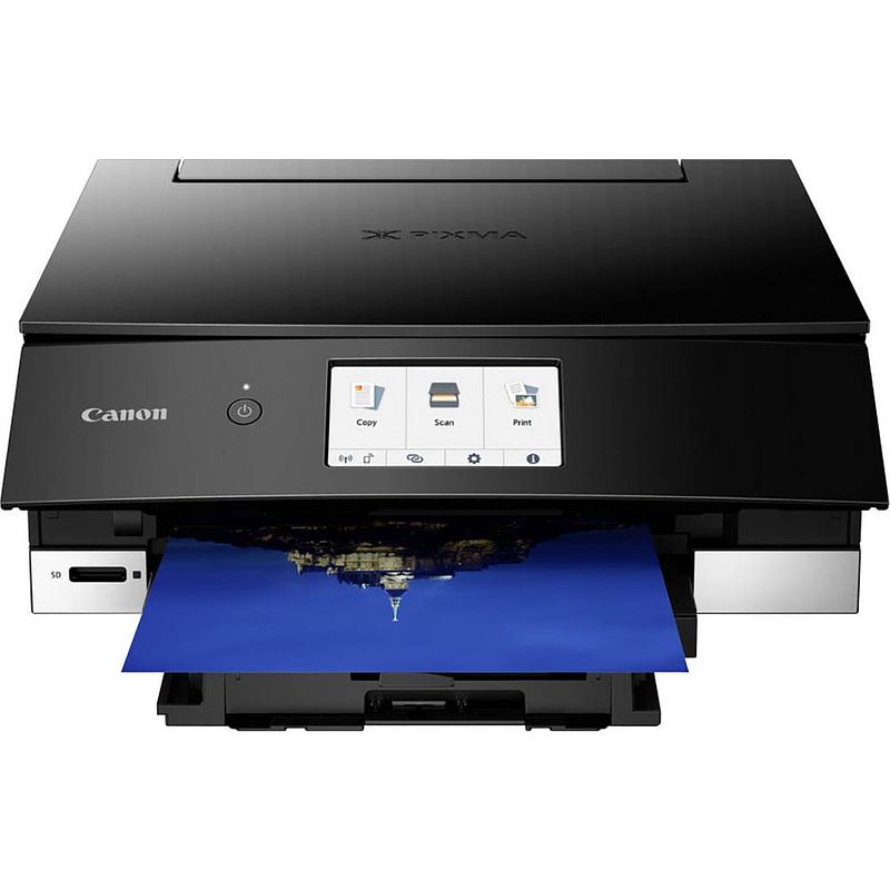 Foto van Canon pixma ts8350a multifunctionele inkjetprinter (kleur) a4 printen, scannen, kopiëren wifi, bluetooth, duplex