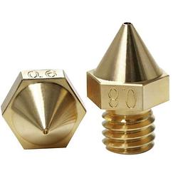 Foto van Fabconstruct nozzle raise3d pro2 brass 0,8 mm nozzle rn35350