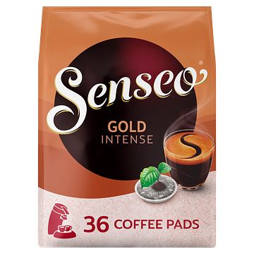 Foto van Senseo gold intense coffee pads 36 stuks 250g bij jumbo