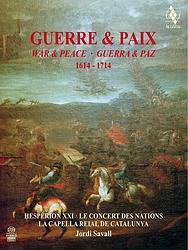 Foto van Guerre & paix 1614-1714 jordi savall 2cd - cd (9788494138577)