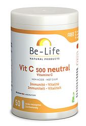 Foto van Be-life vit c 500 neutral capsules