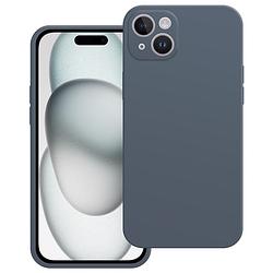 Foto van Just in case premium liquid color tpu case voor apple iphone 15 telefoonhoesje blauw