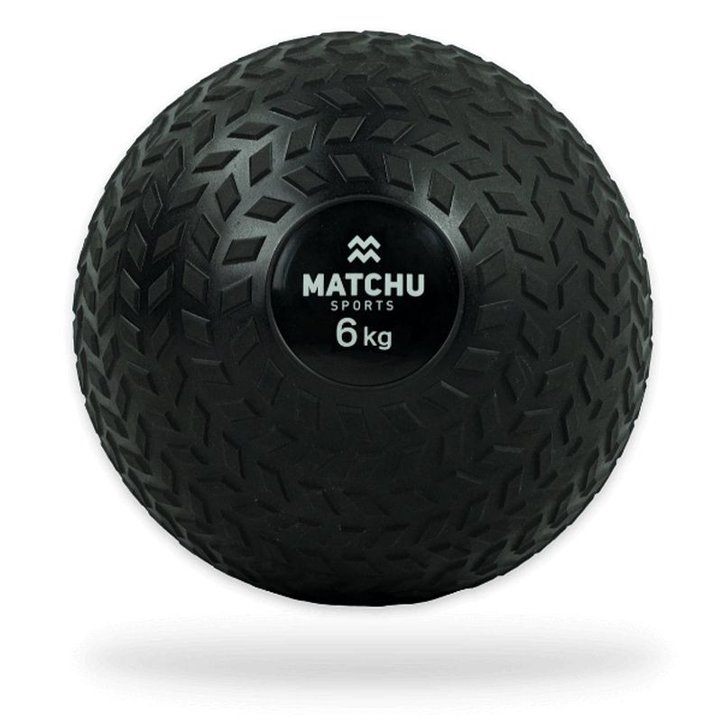 Foto van Matchu sports slam ball 6kg - zwart - rubber