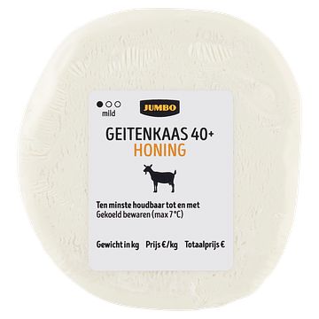 Foto van Jumbo geitenkaas 40+ honing ca. 125g