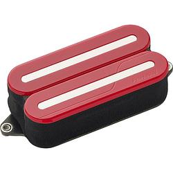 Foto van Fishman prf-mo6-cdn fluence open core modern humbucker ceramic 6-string red / nickel rails actief gitaarelement