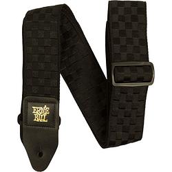 Foto van Ernie ball classic jacquard strap 5341 black checkers gitaarband