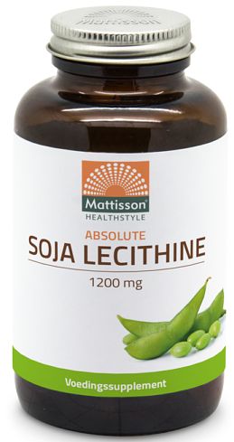 Foto van Mattisson healthstyle absolute soja lecithine 1200mg capsules