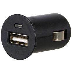 Foto van Carpoint autolader usb 12/24 volt 2,1 ampère 4,5 cm zwart