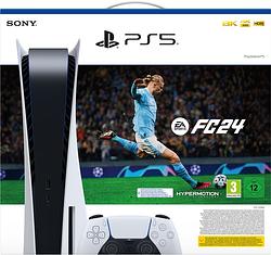 Foto van Playstation 5 disc edition + ea sports fc 24