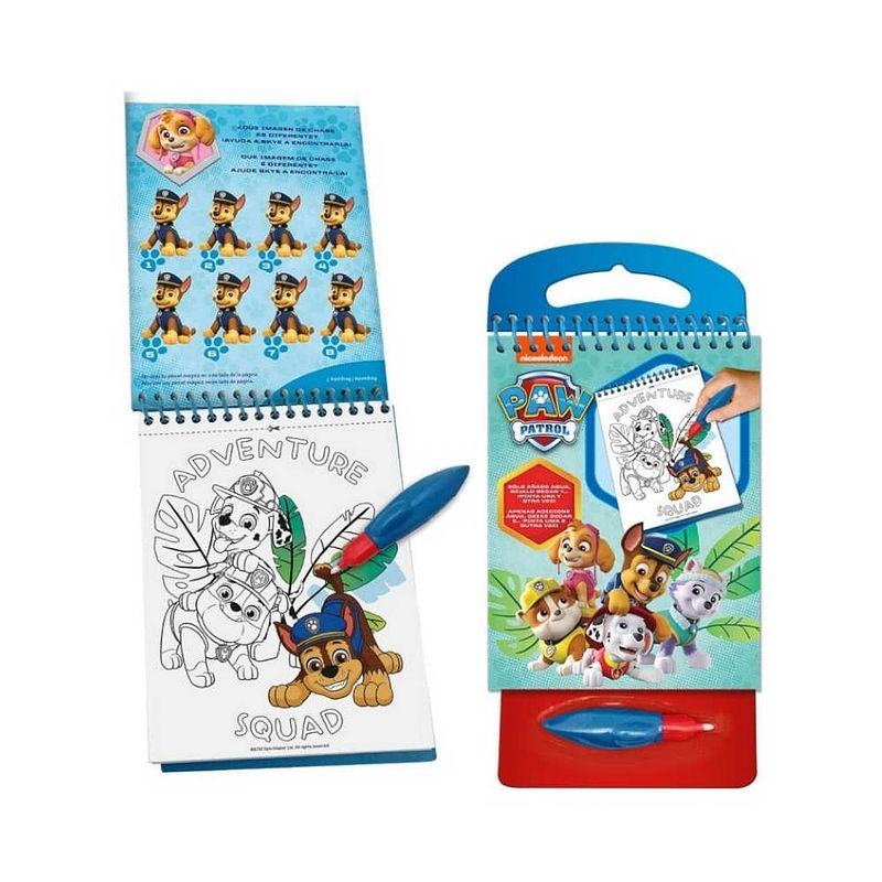 Foto van Paw patrol kleuren met water