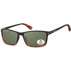 Foto van Montana by sgb zonnebril unisex zwart/groen (turtle) (mp51)