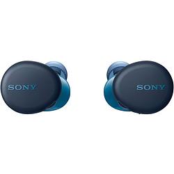 Foto van Sony wf-xb700 in ear oordopjes bluetooth blauw volumeregeling