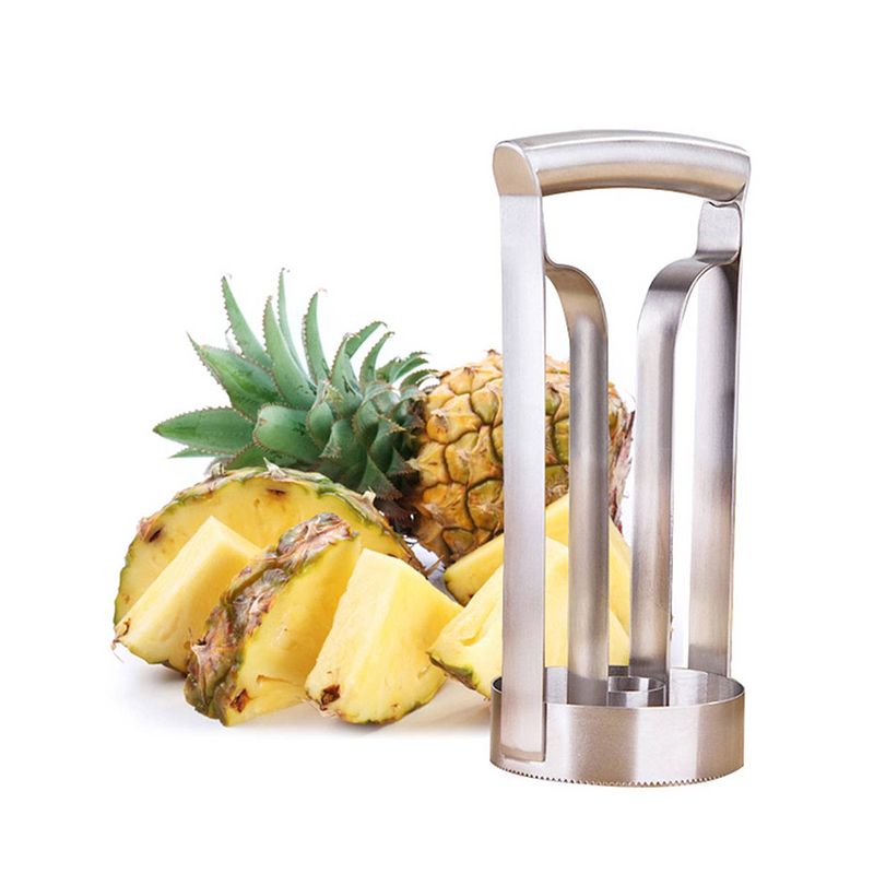 Foto van Ananas snijder - ananasboor met handvat - vaatwasserbestendig