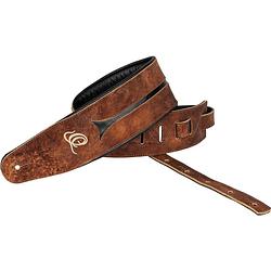 Foto van Ortega osbs-1 genuine leather strap chestnut tree gitaarband