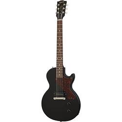 Foto van Gibson original collection les paul junior ebony elektrische gitaar met koffer