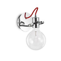 Foto van Elegant ideal lux radio wandlamp - modern design - chroom