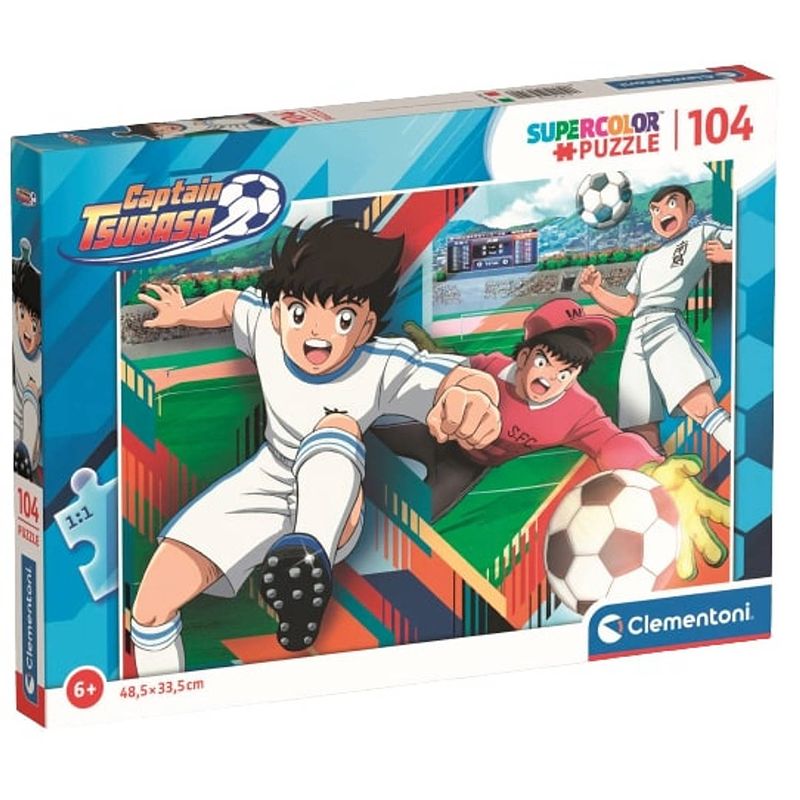 Foto van Clementoni legpuzzel captain tsubasa ii 48,5 x 33,5 cm karton