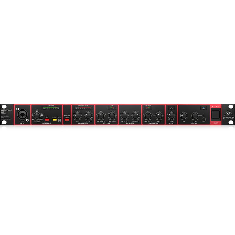 Foto van Behringer ultravoice uv1 channelstrip en audio interface