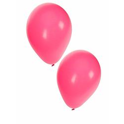 Foto van 10x stuks roze party ballonnen 27 cm - ballonnen