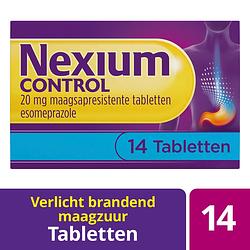 Foto van Nexium control tabletten - voor brandend maagzuur
