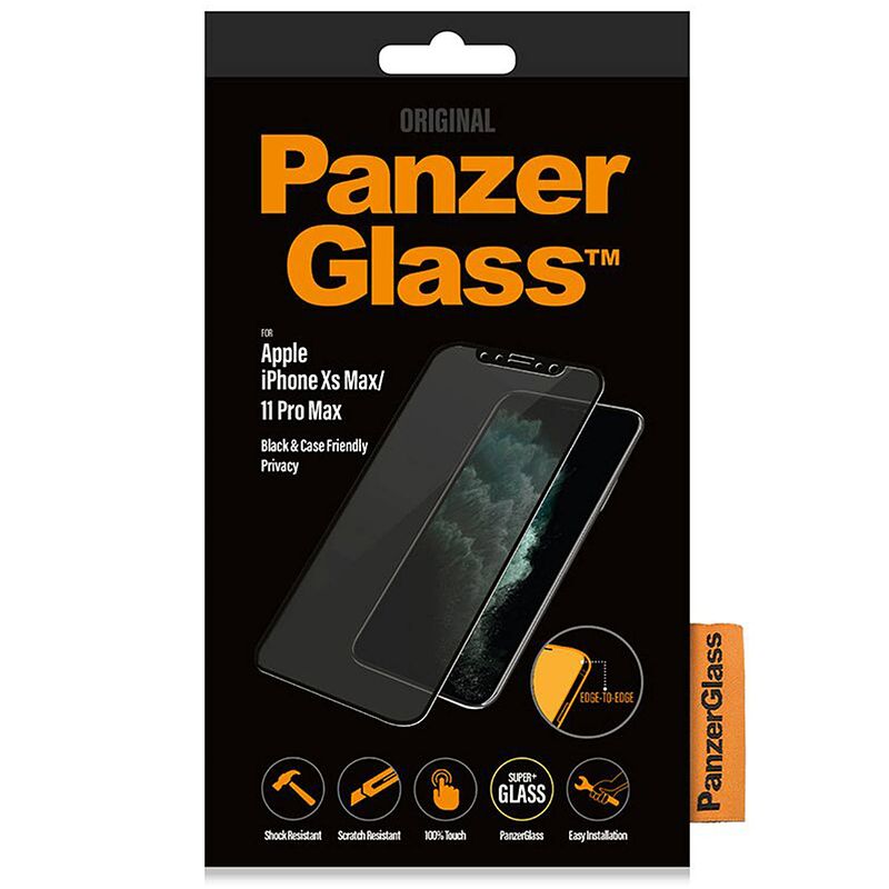 Foto van Panzerglass case friendly privacy screenprotector voor iphone 11 pro max / xs max