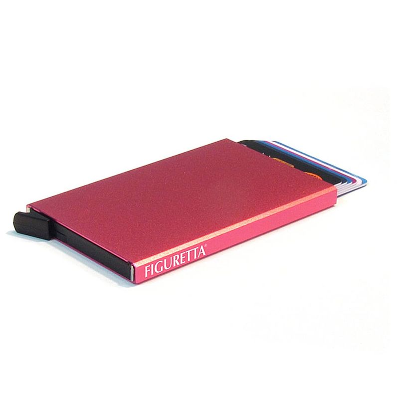 Foto van Figuretta aluminium hardcase rfid cardprotector rood