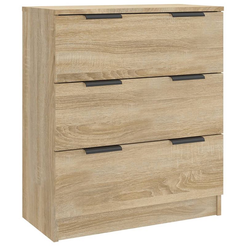 Foto van Vidaxl dressoir 60x30x70 cm bewerkt hout sonoma eikenkleurig