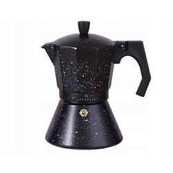 Foto van Edënbërg stonetec line - percolator 3 kops - espresso maker - aluminium - zwart