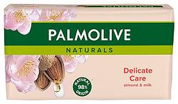 Foto van Palmolive naturals delicate care melk en amandel blokzeep 4x90g bij jumbo
