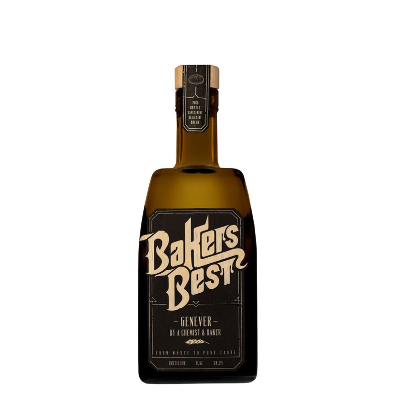 Foto van Bakers best genever 50cl gedistilleerd