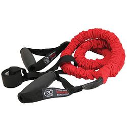 Foto van Fitness-mad weerstandsband strong rubber rood/zwart