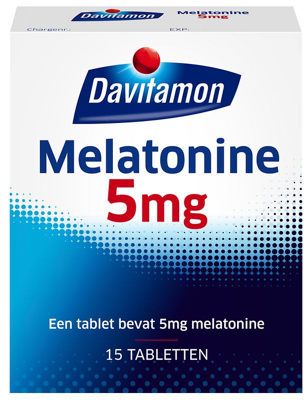 Foto van Davitamon melatonine 5 mg tabletten