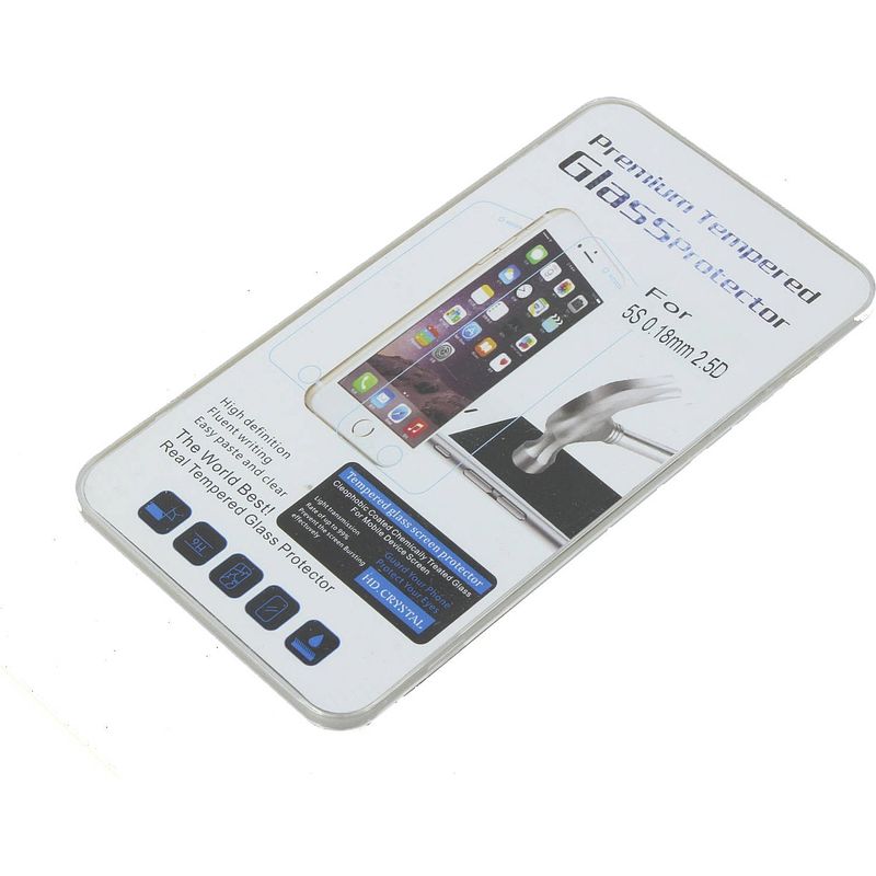 Foto van 0.18mm flexible tempered glass iphone 5, 5s, 5c & se