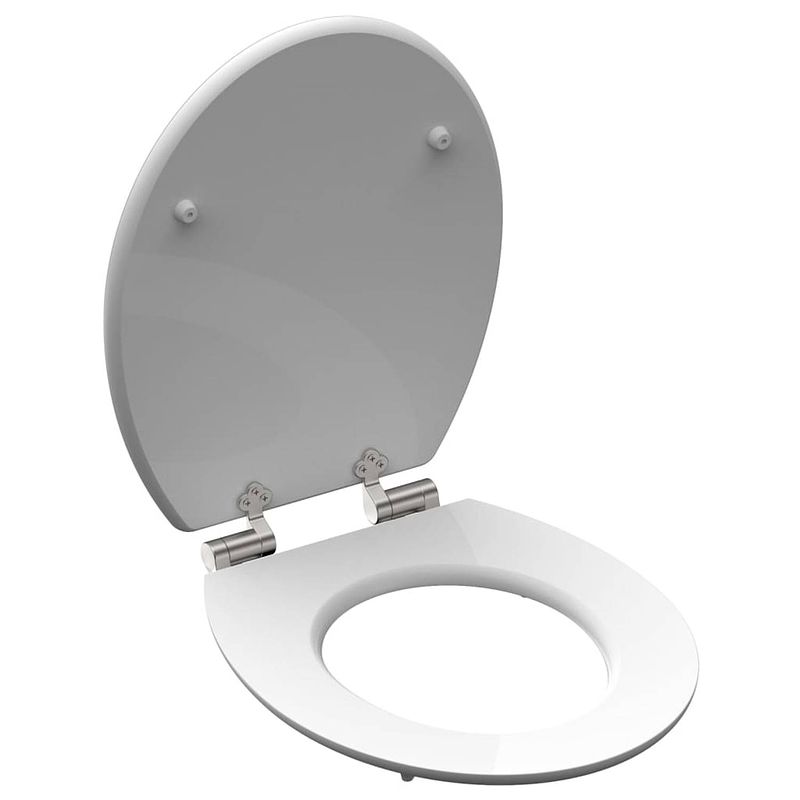 Foto van Schütte toiletbril met soft-close poolside mdf hoogglans