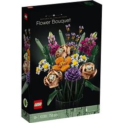 Foto van Lego creator expert 10280 bloemboeket, kunstbloemen, diy-bloemdecoratieset, set voor volwassenen adult