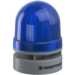 Foto van Werma signaltechnik signaallamp mini twinflash combi 115-230vac bu 460.520.60 blauw 230 v/ac 95 db