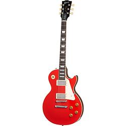 Foto van Gibson original collection les paul standard 60s plain top cardinal red elektrische gitaar met koffer