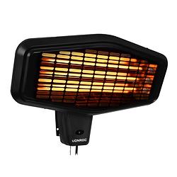 Foto van Vonroc heater amiata 2200w - quartz element - 3 warmteniveaus - voor muur montage