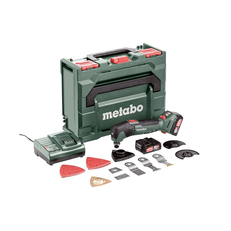 Foto van Metabo powermaxx mt 12 613089510 multifunctioneel accugereedschap incl. 2 accus, incl. lader, incl. koffer 12 v 2 ah