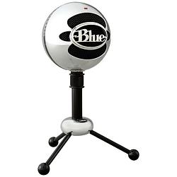 Foto van Blue microphones snowball pc-microfoon zilver kabelgebonden, usb