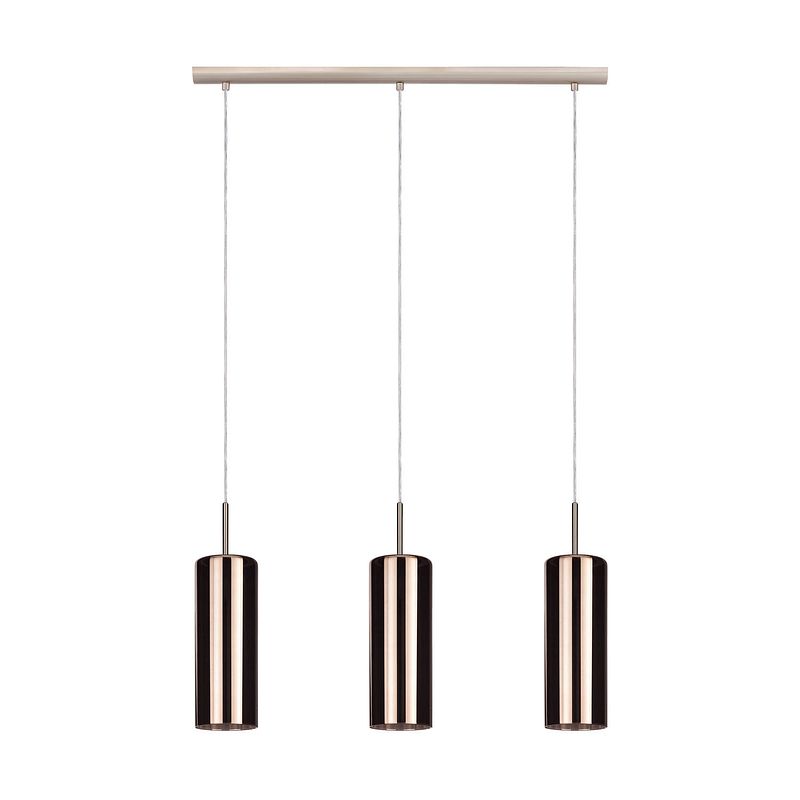 Foto van Eglo selvino - hanglamp - e27 - 71 cm - nikkel/mat