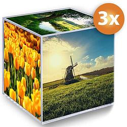 Foto van Voordeelpak zep foto kubus 8,5cm x 8,5cm - 3 stuks