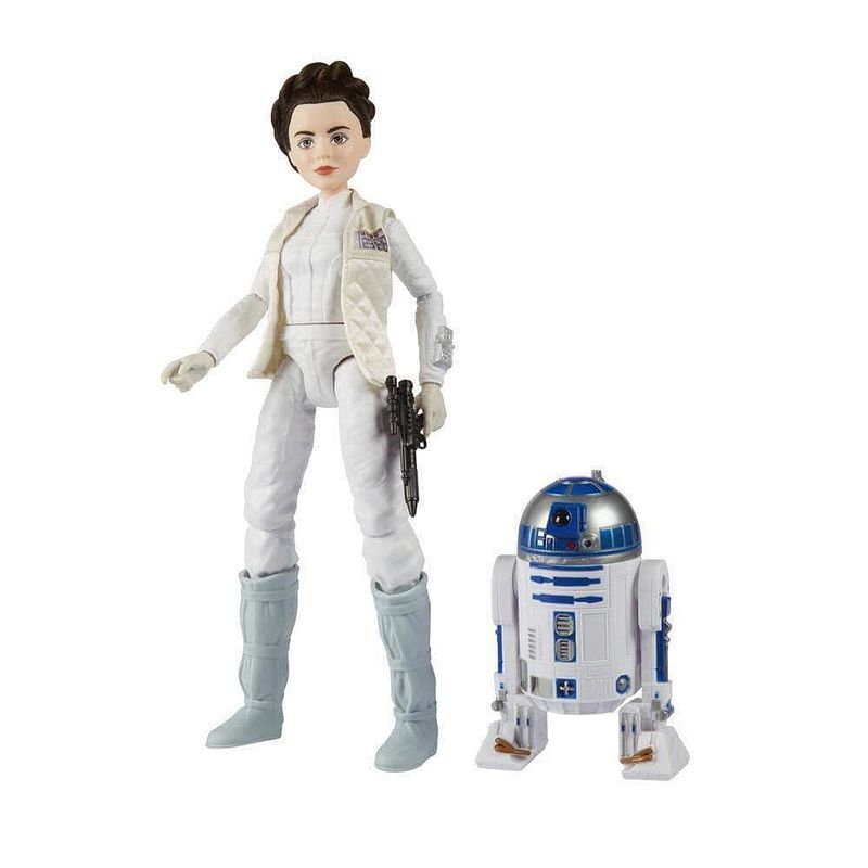 Foto van Hasbro disney star wars: princess leia crème 26 cm