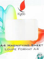 Foto van Magnifying sheet a4 x3 kycio - overig (5420069601416)