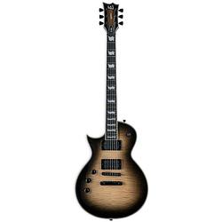 Foto van Esp ltd deluxe ec-1000t black natural burst lh elektrische gitaar met chambered full thickness body