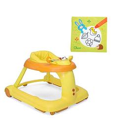 Foto van Chicco bundel - 123 loopstoel geel & chicco babyboekje