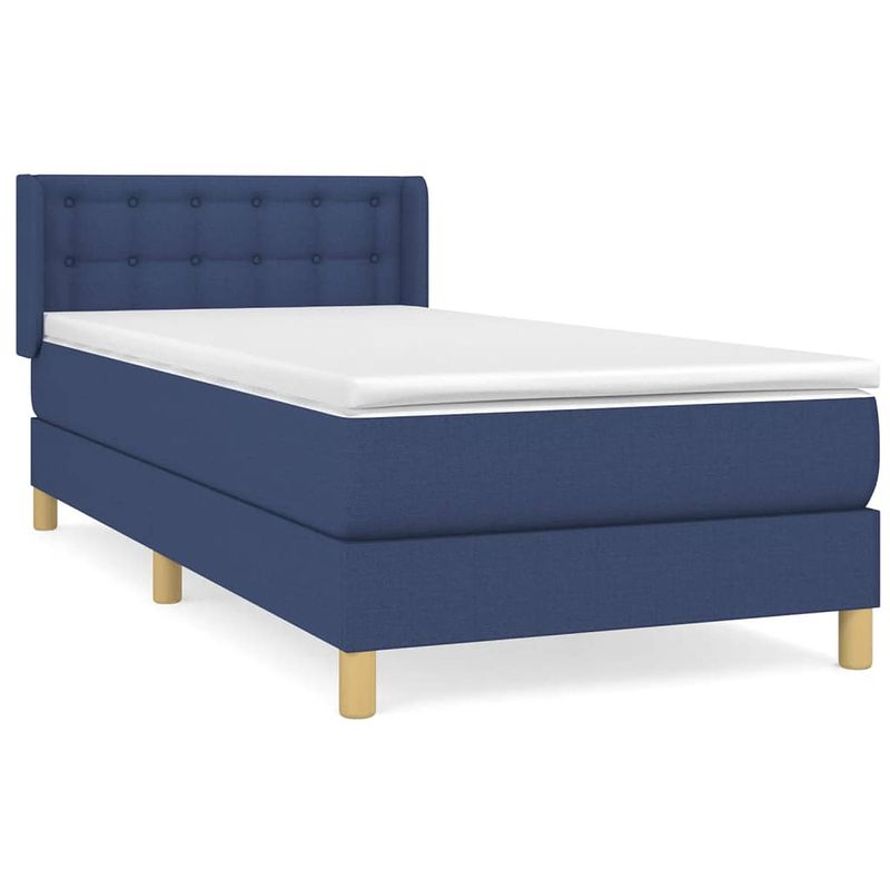 Foto van The living store boxspringbed - comfort - bed - 203x93x78/88 cm - pocketvering matras