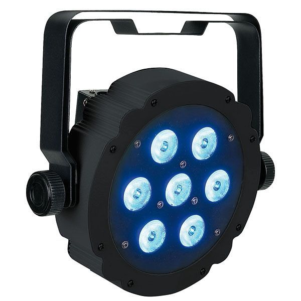 Foto van Showtec compact par 7 tri led spot (zwart)