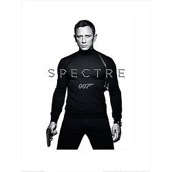 Foto van Pyramid james bond spectre black and white teaser kunstdruk 60x80cm